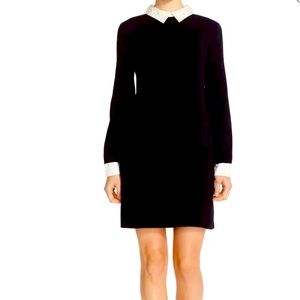 Cynthia Steffe Pearl Collar Crepe Shift Dress
CECE
